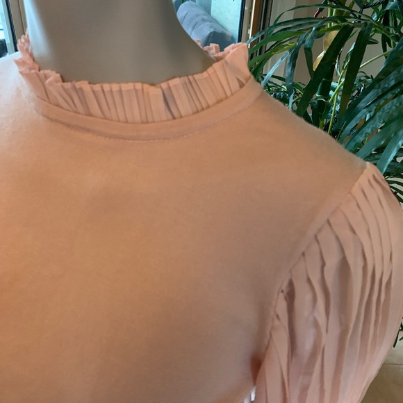 “Adrianna papell” , Sweater with silk sleeves - Picture 4 of 12